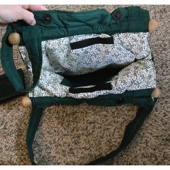 Vintage Panda Bears Handbag Wallet Set Of 2 Bamboo Leaves Green Cute Purse Tote - Picture 5 of 15